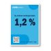 A4 plakat - kontingent 1,20 med QR kode