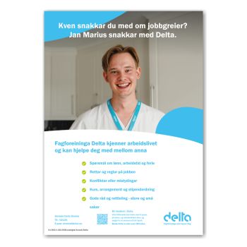 Plakat Høstkampanje 2025 - Jan Marius - Nynorsk