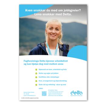 Plakat Høstkampanje 2025, Lena - Nynorsk